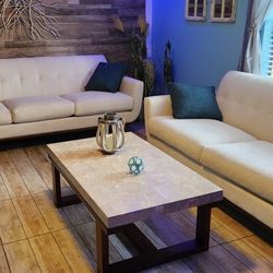 Living Room Coffee Table And End Table And Lamp Like New! Furniture Decor