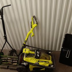 LAWN MOWER, WEED WACKER COMBO
