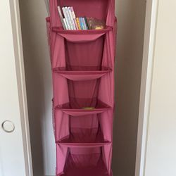 5 Shelf Hanging Organizer With Side Pockets