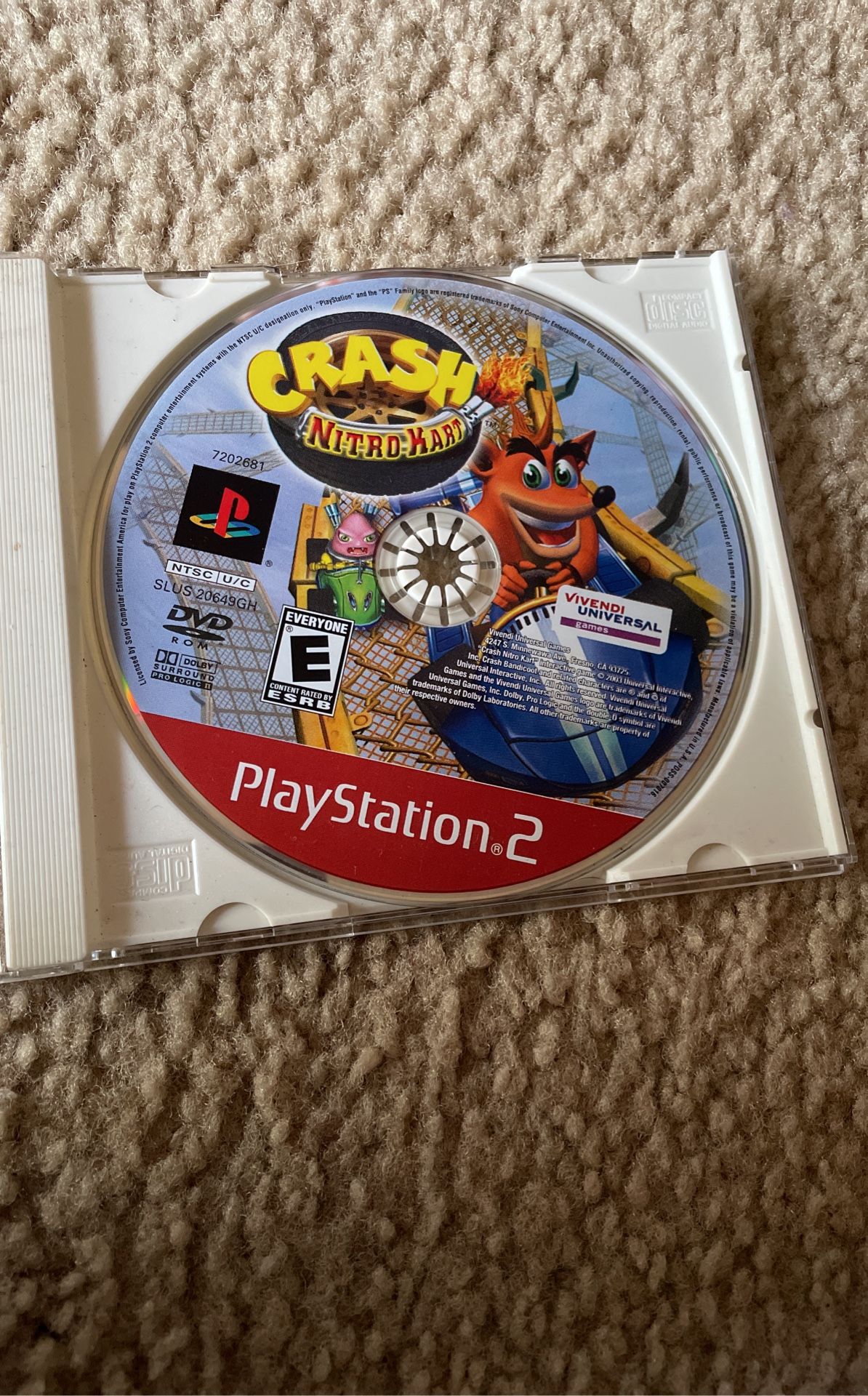 Crash Nitro Kart (ps2 Game)