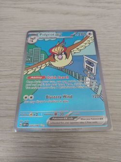 Pidgeot ex 225/197 Obsidian Flames Pokemon Card