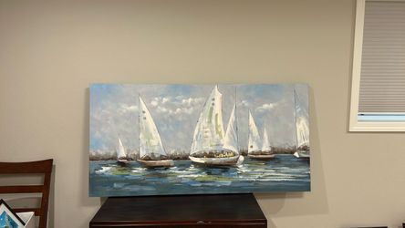 Sailboat picture 55” x 27”