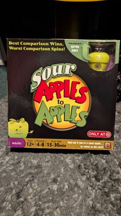 Mattel Sour Apples To Apples Game NEW FACTORY SEALED Target Exclusive Rare
