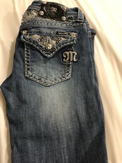 2 miss me jeans boot cut size 29 45.00 each 1 rock revival boot cut size 29 55.00