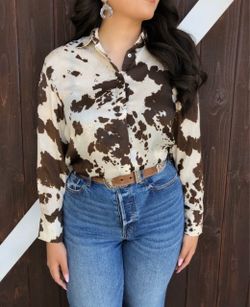 Cowboy Print Shirt / Blusa Estilo Vaquera