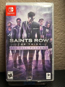 I’m asking$25 for Saints Row: The Third - The Full Package for the Nintendo switch concert the original case no deliveries