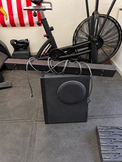 Sound bar and subwoofer