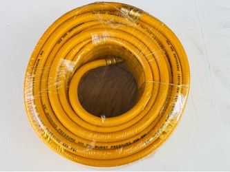100’ x 3/8” PVC Air Hose in Yellow / Manguera de AIRE