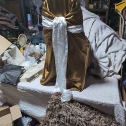 100 Satin White Runners/Sashes 