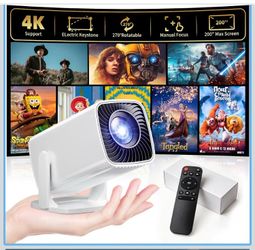 Mini Portable Projector with Remote