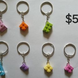 Handmade Lego Keychains 