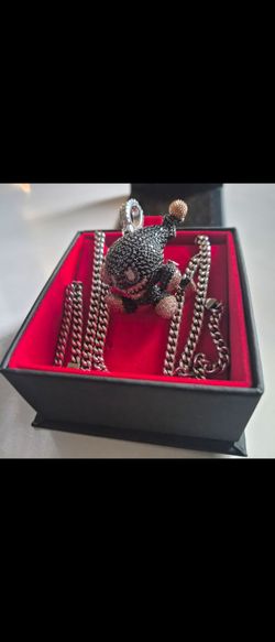 KING ICE X SONIC COLLAB DARK CHAO PENDANT