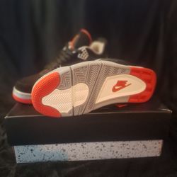 Air Jordan 4 Retro Black Red 