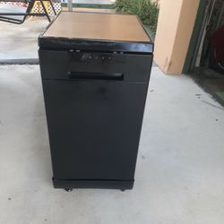 Used portable deals dishwasher on wheels