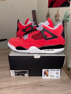 Size 9.5 - Air Jordan 4 Retro Toro Bravo Red 2026