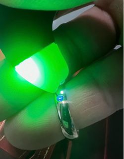 14K Solid White Gold Wedding Band With Diamond 💎 Stone 5Gr Size 10