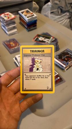 Imposter Professor Oak #102 Base Set 2 NM Trainer Pokémon Card