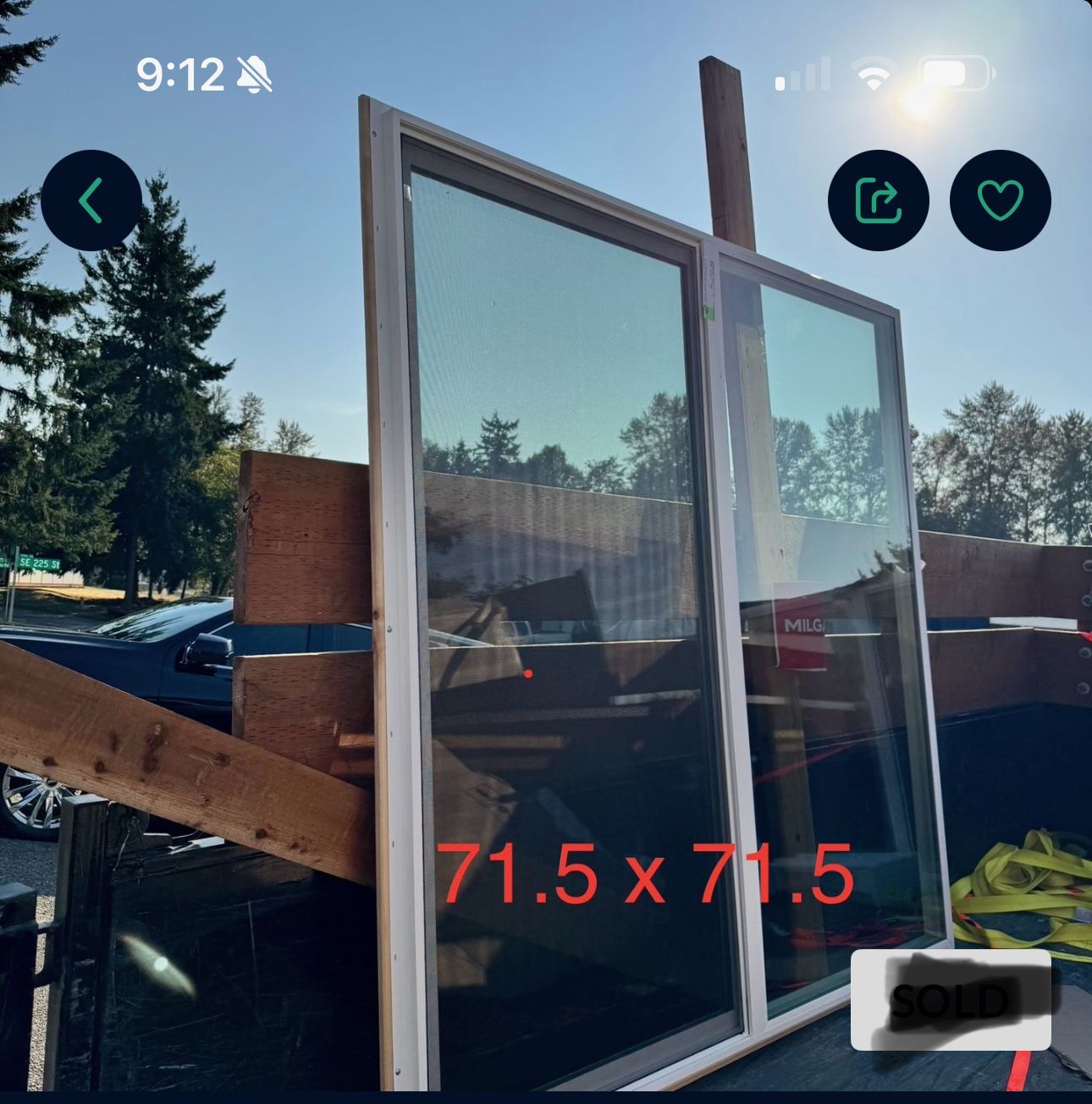 Milgard Trinsic Slider Windows X2