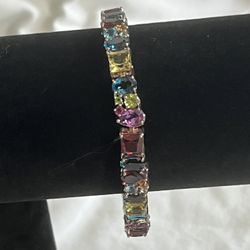 925 Silver Tennis Bracelet 