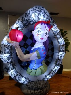 Snow white  inflatable Halloween yard decor