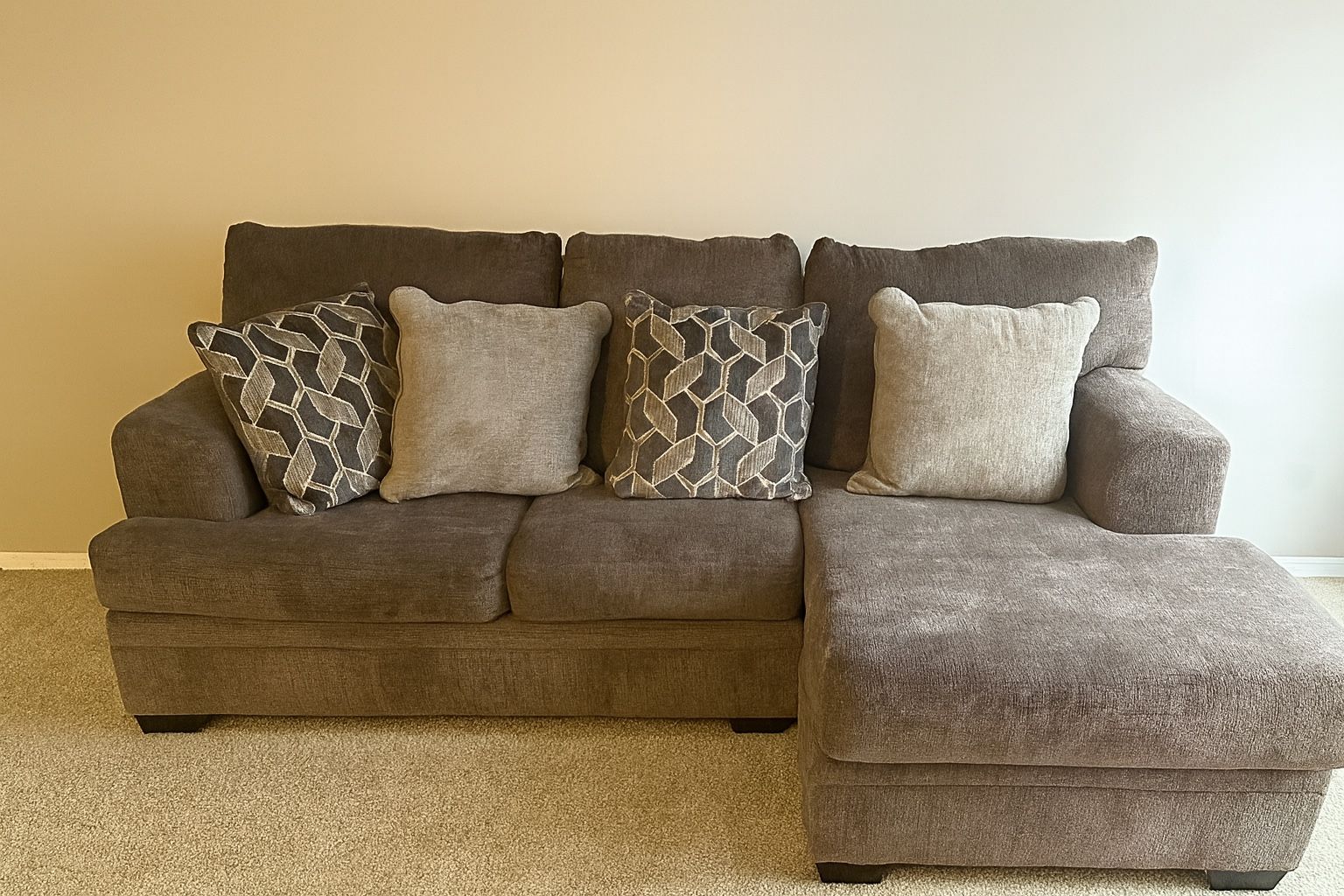 Signature Design by Ashley Stonemeade Nutmeg Sofa Chaise And Chair And A Half 