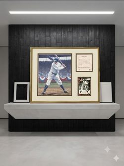 Framed Babe Ruth Sports Memorabilia – Must Go Today!