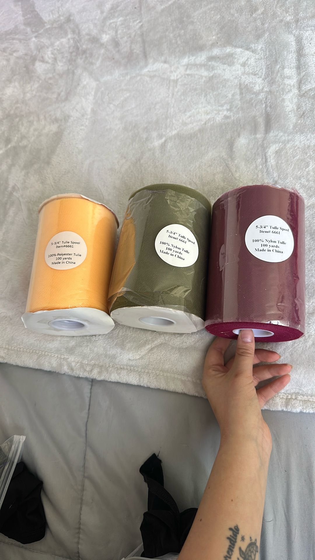 Tulle Spool 100%