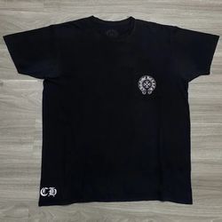 Black Chrome Heart Shirt