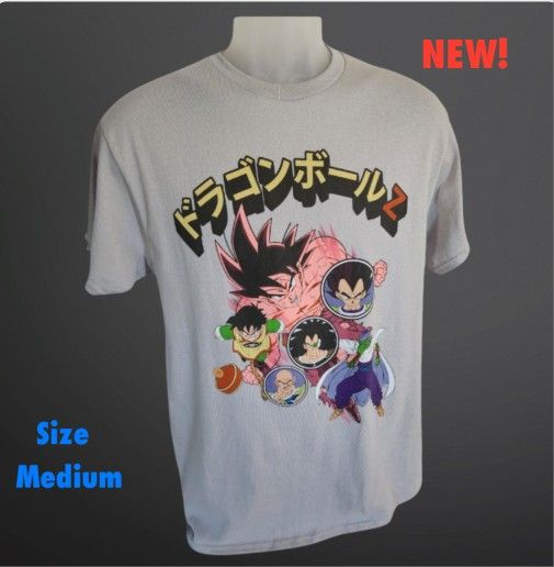 Dragon Ball Z Japanese Anime Men's Gotu Tshirt Medium New W/ Tags $20.