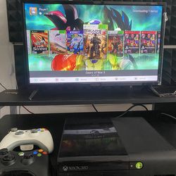Xbox 360 Elite with 125+ Games and 10k+ Emulated Titles (Super Nintendo, SEGA, Play Station..)