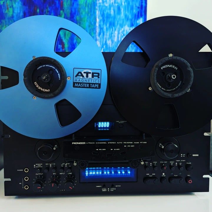 RARE All BLACK Pioneer RT-909 Reel to Reel Fully restored. Museum Conditions