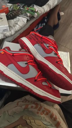 Off White University Red Dunks
