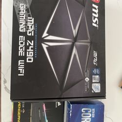 Intel I9-10900k MSI Z490 Gaming Edge WiFi 32 GBs DDR4 3600MHz Ram Bundle