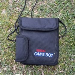 VTG Official Nintendo Game Boy / GB Pocket Carrying Travel Case Black Pouch Bag