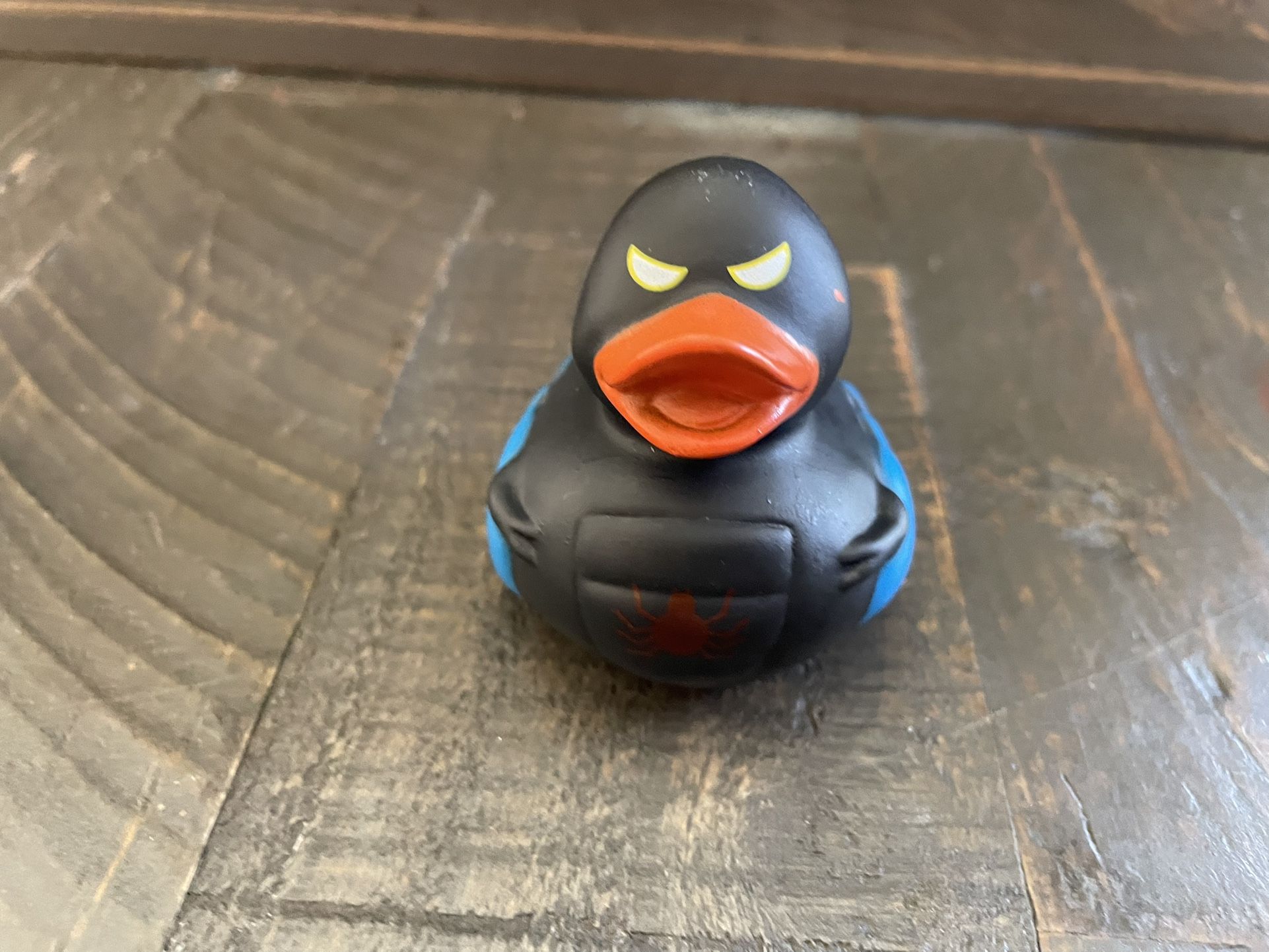 NEW - Halloween Squeaky Black/ Blue Duck