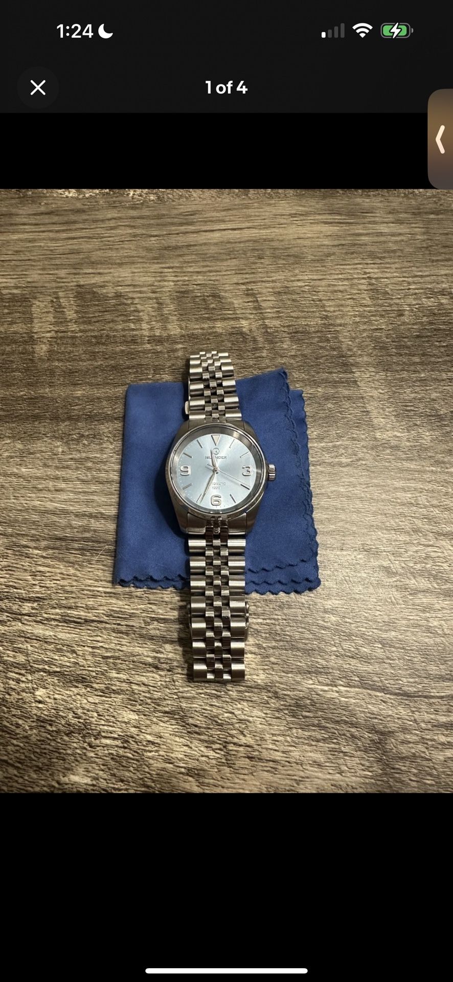 Islander Manhasset 36mm Automatic Watch “Tiffany” Ice Blue Dial