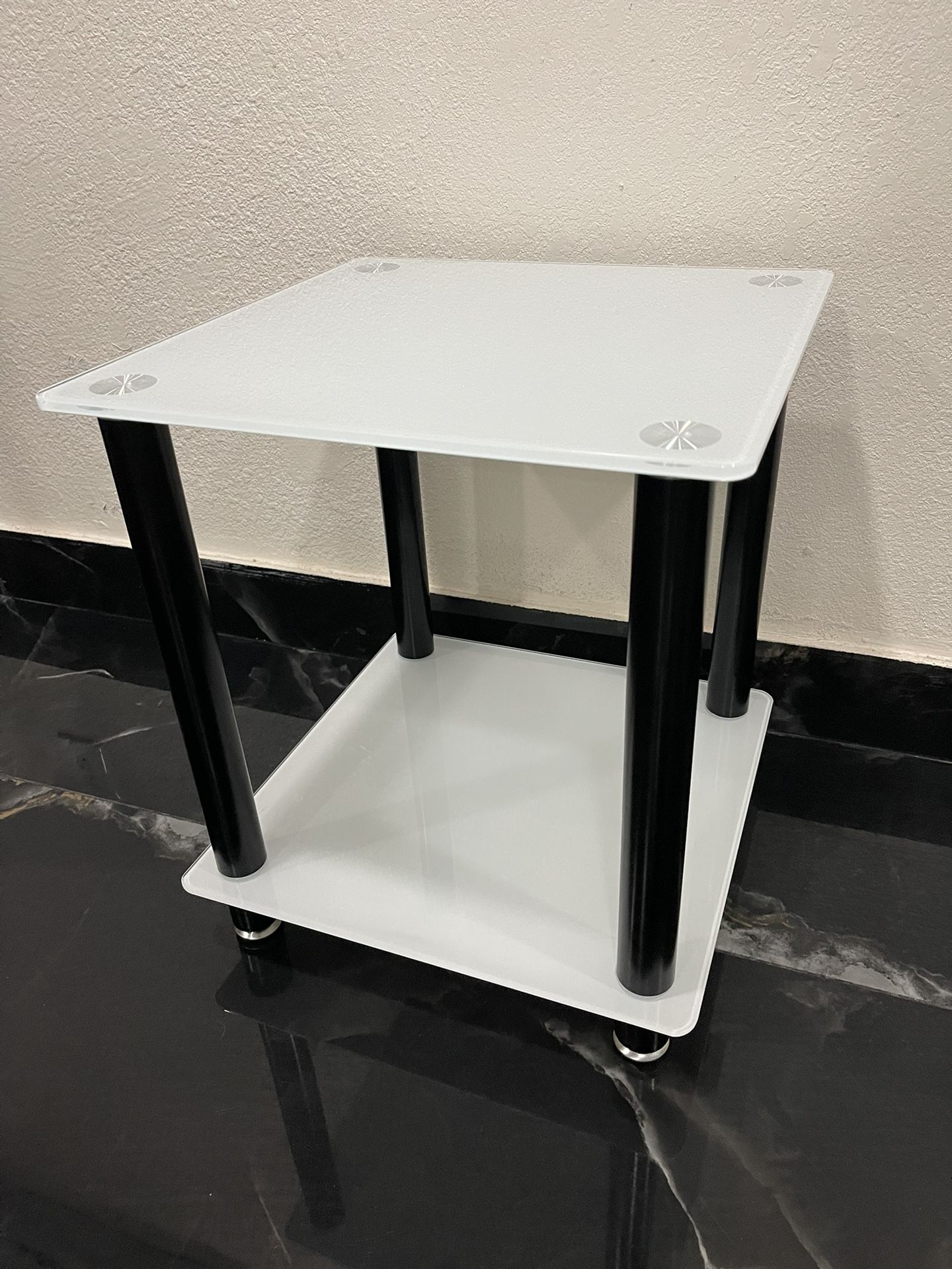 New Glass Side Or End Tables 