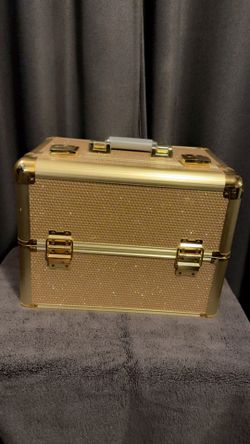 Gold Diamond Make Up Box