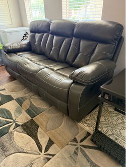 Leather couch