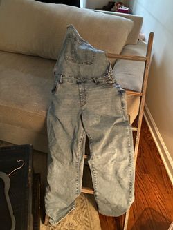 Light Wash Denim Overalls