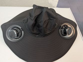 Hat with solar fans