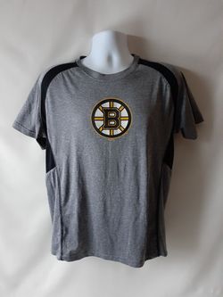 Boston Bruins men's gray short sleeve t-shirt size L