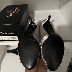 Silver Nina shoes