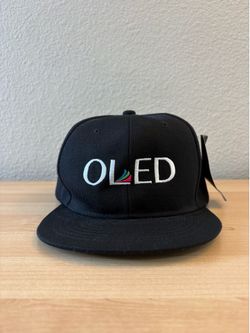 NEW With Tag / OLED Academy Fits Black SnapBack Hat / Wide Brim Baseball Cap / High Quality Head Wear