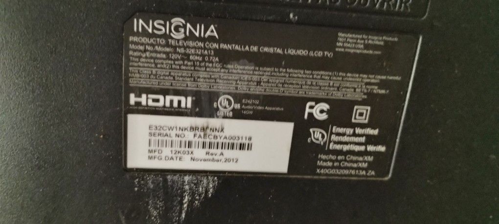 Ingsinia 32 Inch Tv