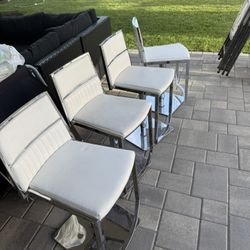 White Bar Stools Bar Chairs 