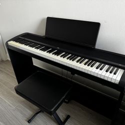 Used Digital Piano Korg B2 With Stand, Pedals And Bench