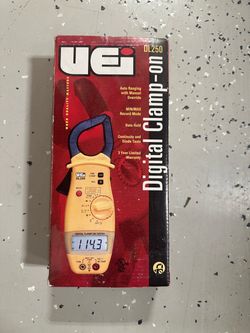 UEI- Digital Clamp-On Meter, Model DL-250, New In Box