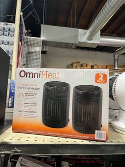 Omniheat digital ceramic personal heater