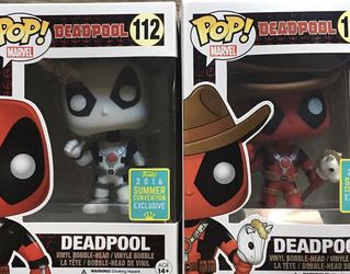 Funko Pop Deadpool 2016 Exclusives